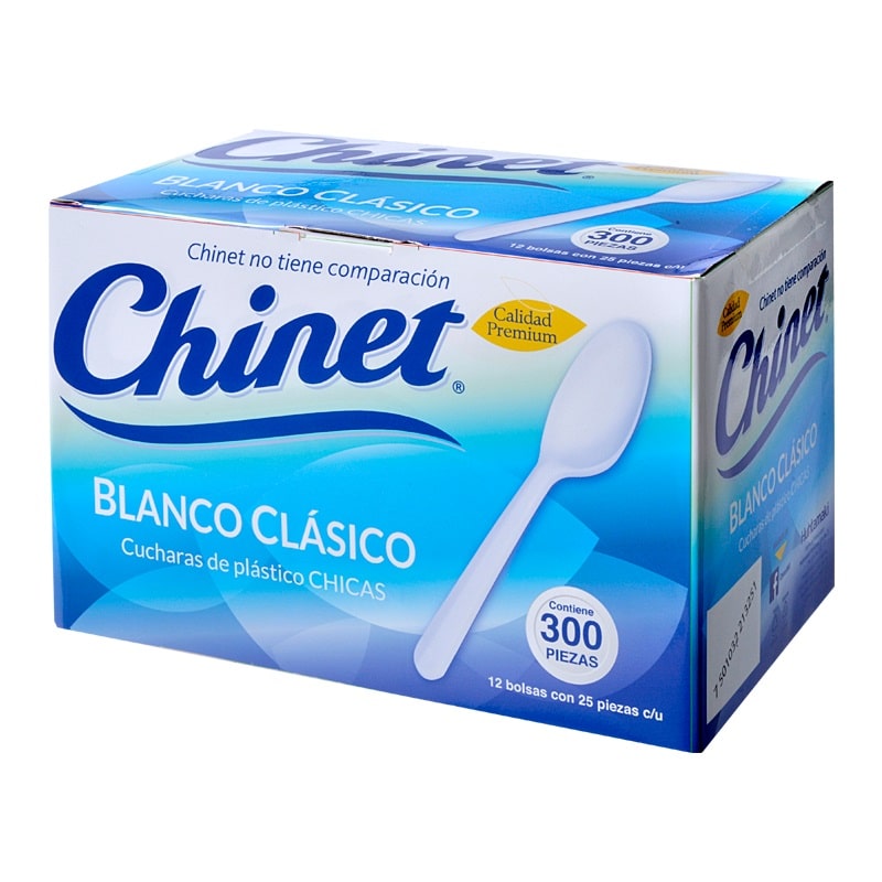 300 Cucharas Chicas desechables Plastico Reciclables Chinet
