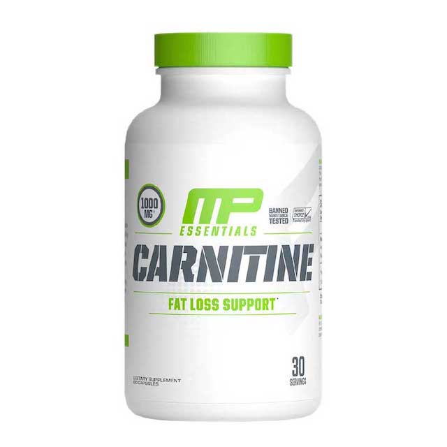 MusclePharm Essentials Carnitine 60 Caps. 30 Serv. Carnitina 