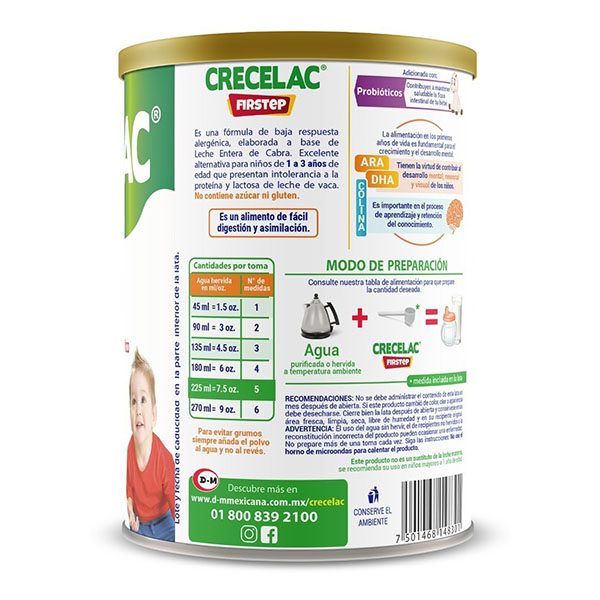 Fórmula Crecelac Firstep 1-3 Años 360gr