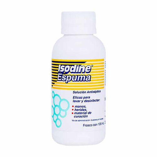 Antiseptico Isodine Espuma Botella de 120 mL