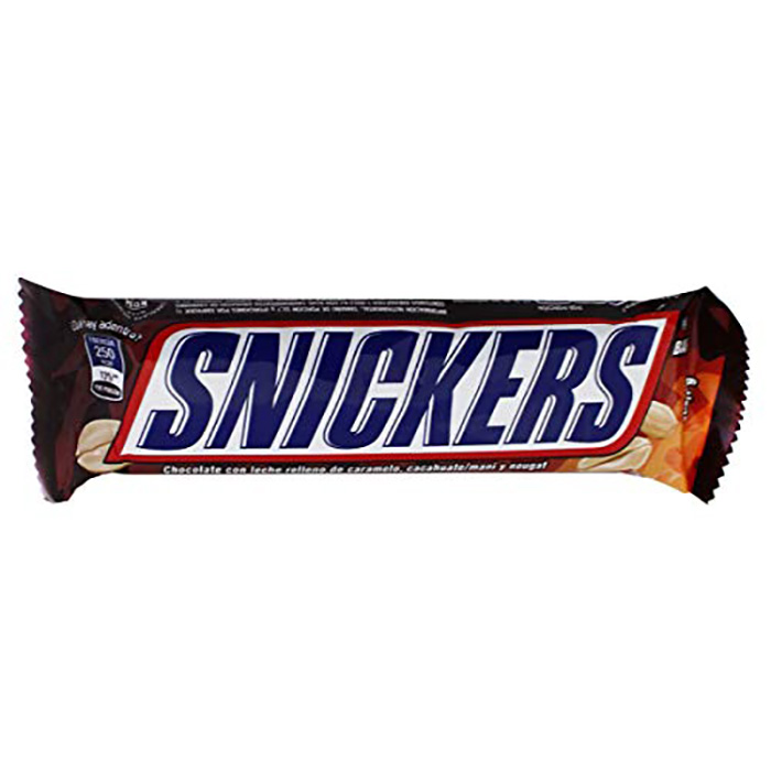 PAQUETE de 1 Chocolate Snickers con 6 barras y 1 Chocolate Milky Way con 6 barras.