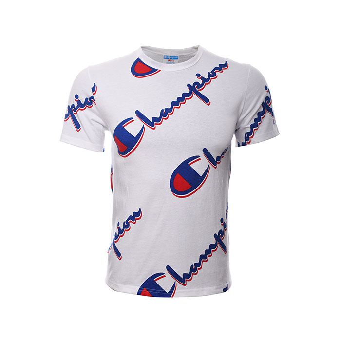 Playera CHAMPION Hombre LOGO Blanco