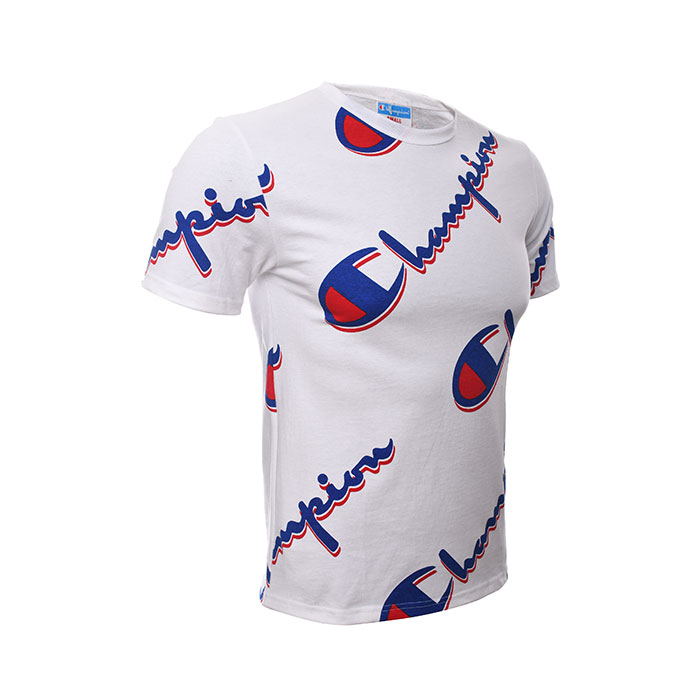 Playera CHAMPION Hombre LOGO Blanco