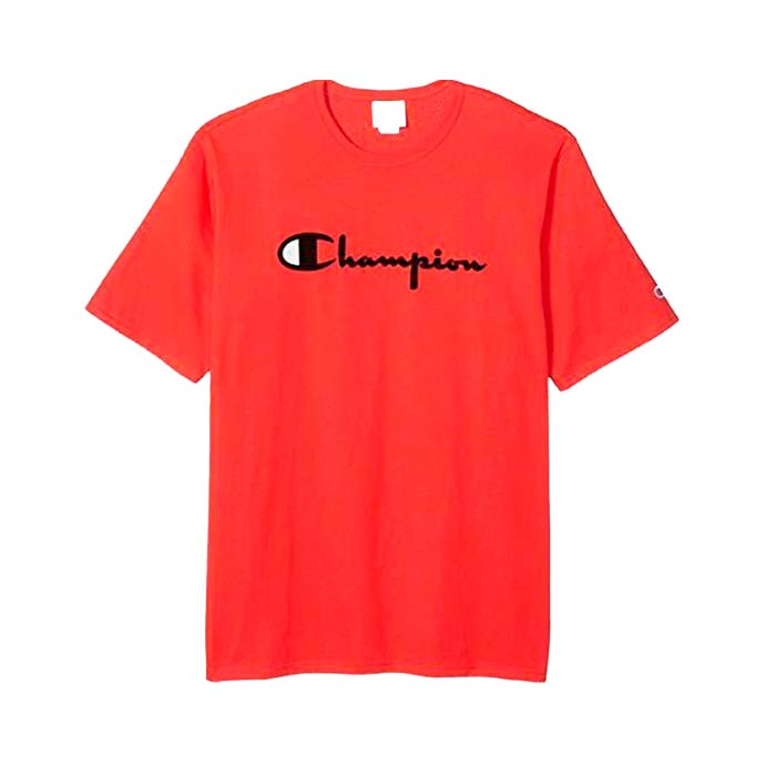 Playera CHAMPION Hombre LOGO Rojo