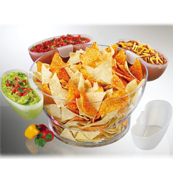 SWISSLAND BOWL CIRCULAR CON LATERALES, 8 PIEZAS