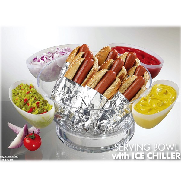 SWISSLAND BOWL CIRCULAR CON LATERALES, 8 PIEZAS