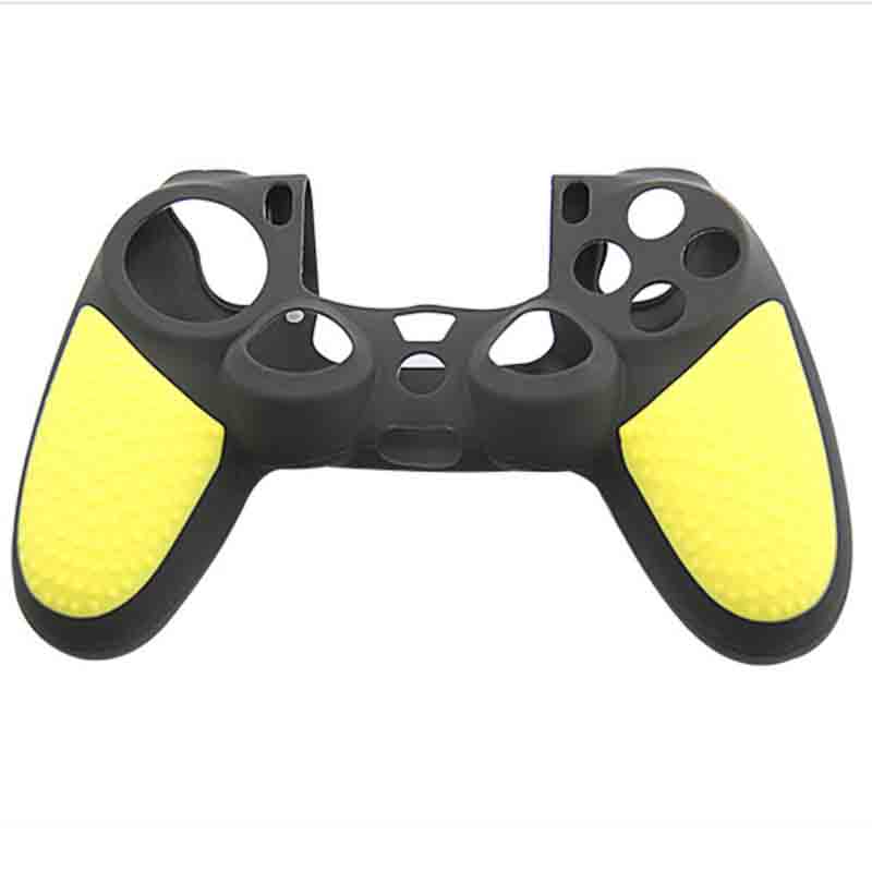 Ps4 Dualshock Funda Texturizada - Negro / Amarillo