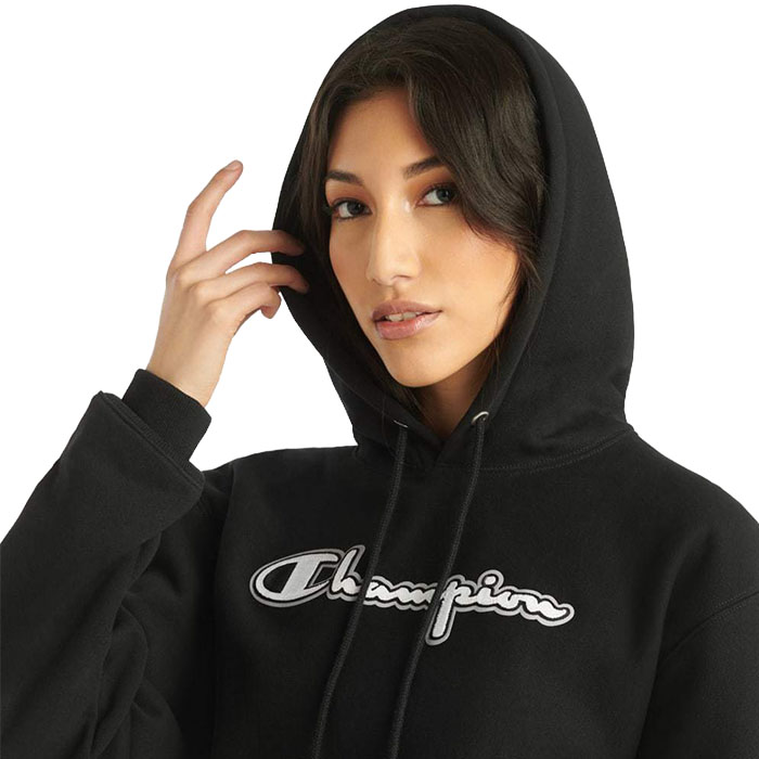 Sudadera Crop CHAMPION Negro