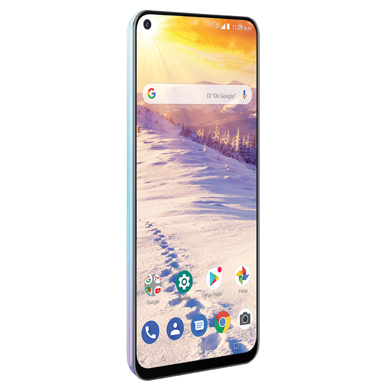Celular ZTE LTE 9000 BLADE V2020 Color BLANCO Telcel y y DE REGALO AUDIFONOS BLUETOOTH S9 + UN PLUG ENCHUFE INTELIGENTE.