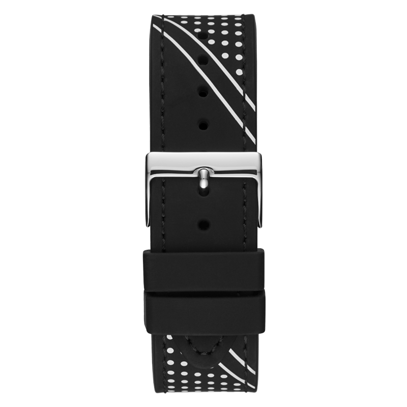 RELOJ GUESS STREAK CAB NEGRO/PLATA