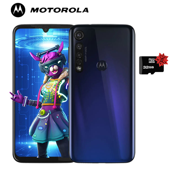 Celular Motorola Moto G8 plus dual 64+4GB- Azul + MicroSD