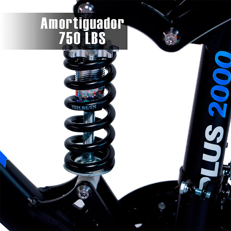 Bicicleta Aluminio Centurfit R29 Montaña 21 Velocidades Azul Shimano Amortiguador Profesional