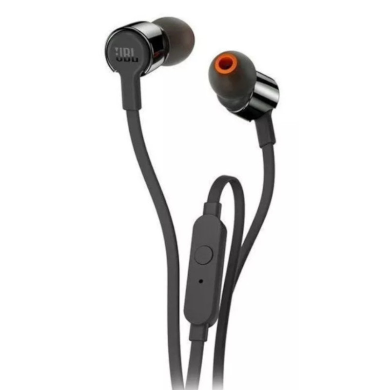 Audifonos JBL T210 In-ear Pure Bass Metalico Manos Libres Negro