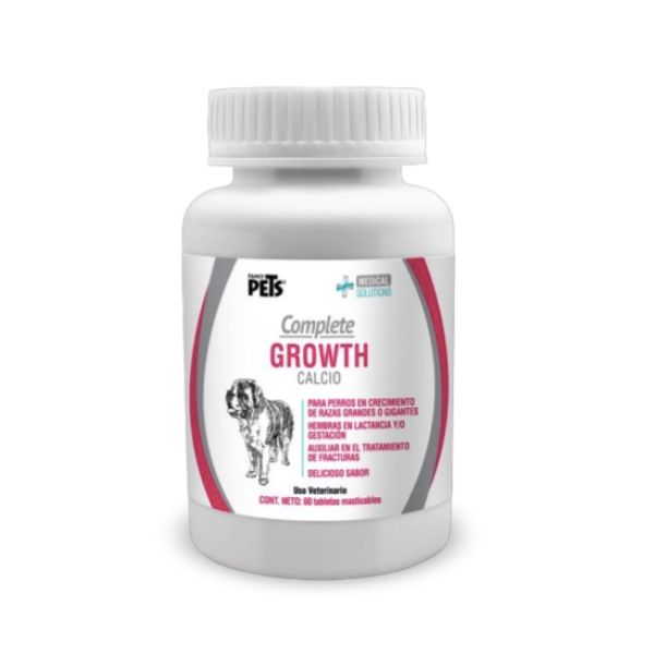 FRASCO DE TABLETAS MASTICABLES CALCIO 60 TAB