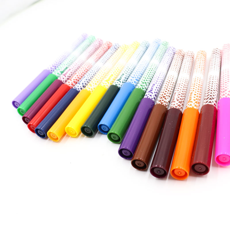 Marcadores Norma Escolar 24 Colores Super Punta