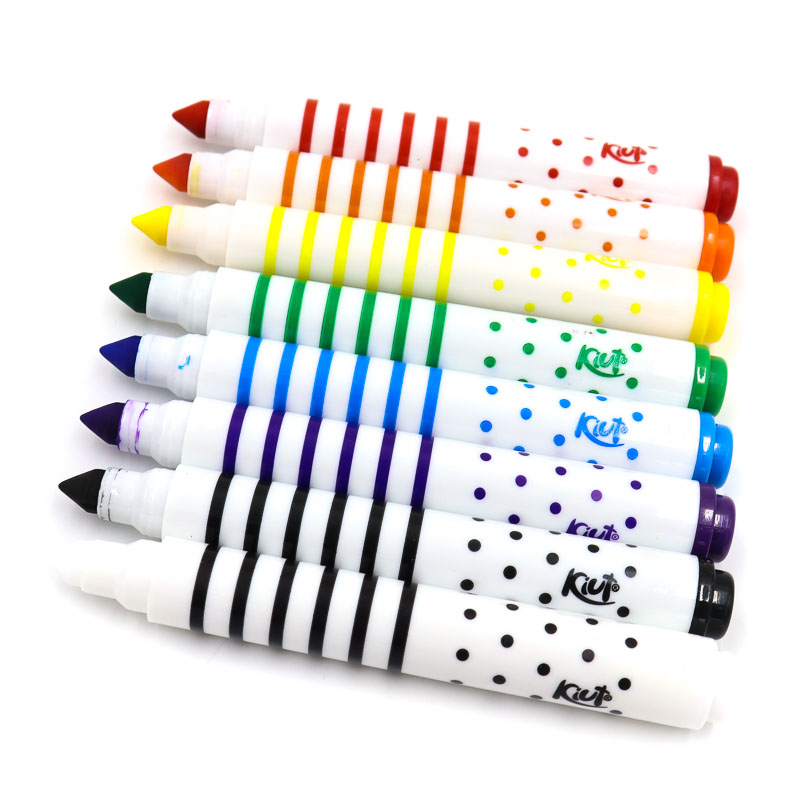 Plumones Grafigel Kiut 8 Colores Escribe Sobre Papel Negro