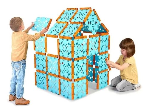 Casita Infantil Multiformas Con Paneles Feber Build On