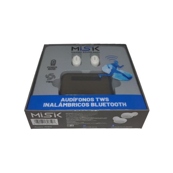 Audífonos Inalámbricos MISIK MH610W Blanco Bluetooth Manos libres