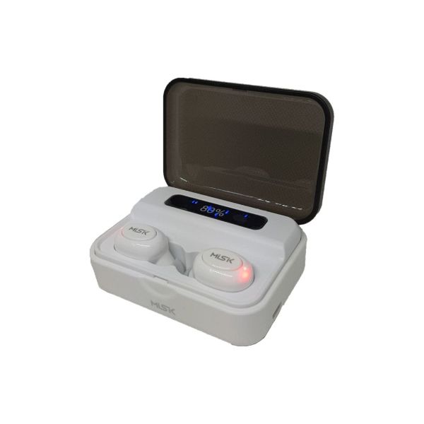 Audífonos Inalámbricos Misik Mh610W Blanco Bluetooth Manos Libres