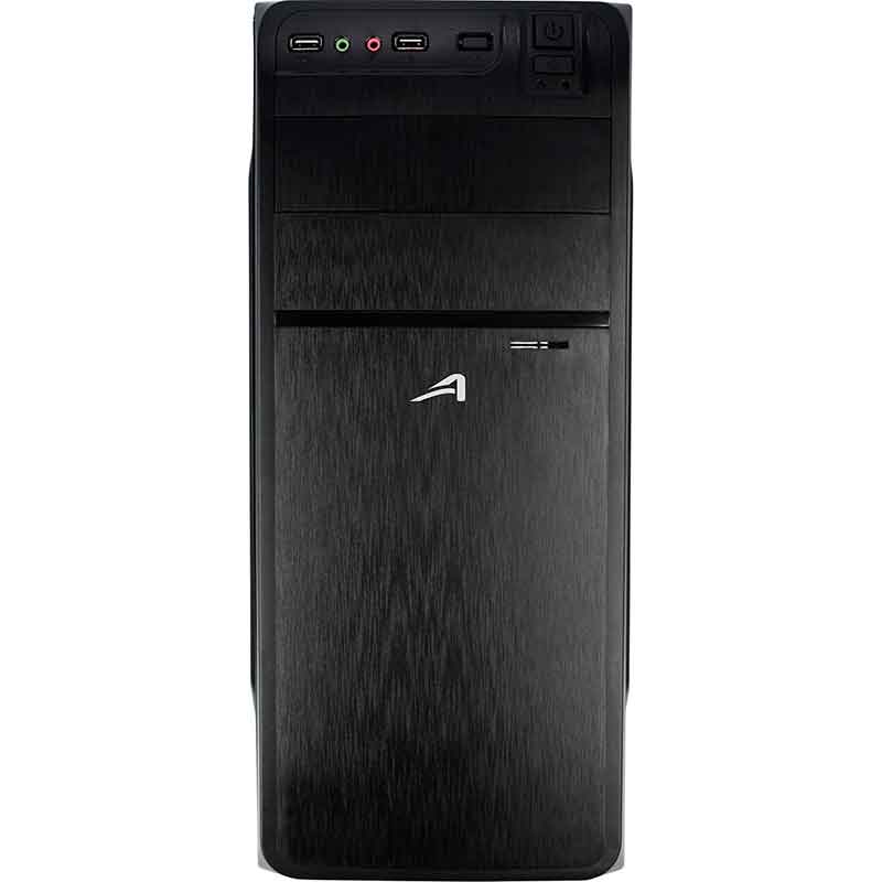 Gabinete ACTECK KIRUNA GM210 ATX Media Torre Fuente 500W Metal Negro AC-05008 