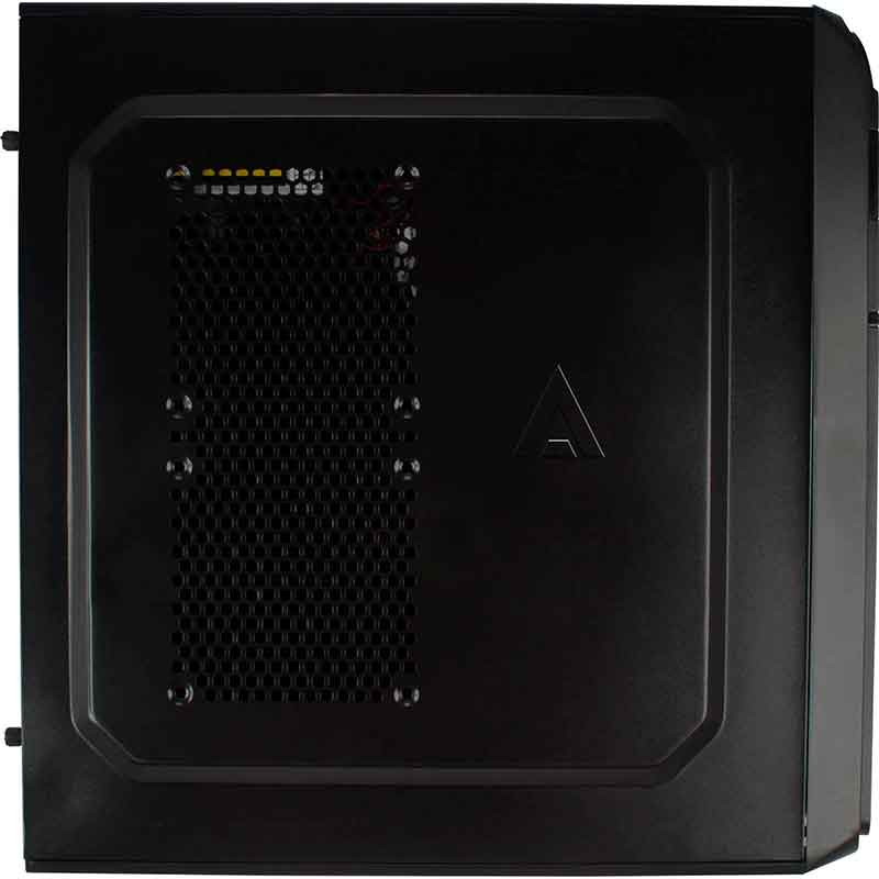 Gabinete ACTECK KIRUNA GM210 ATX Media Torre Fuente 500W Metal Negro AC-05008 