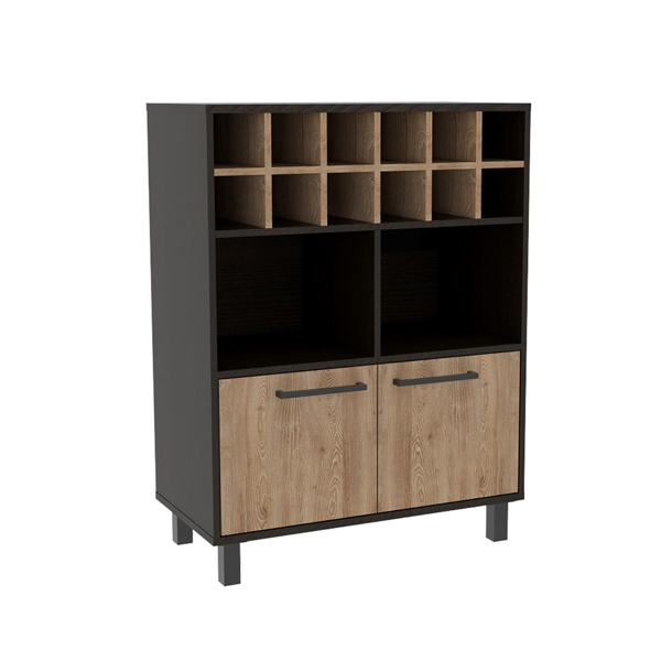Cantina Bar Mueble para Hogar DecoHome color Chocolate