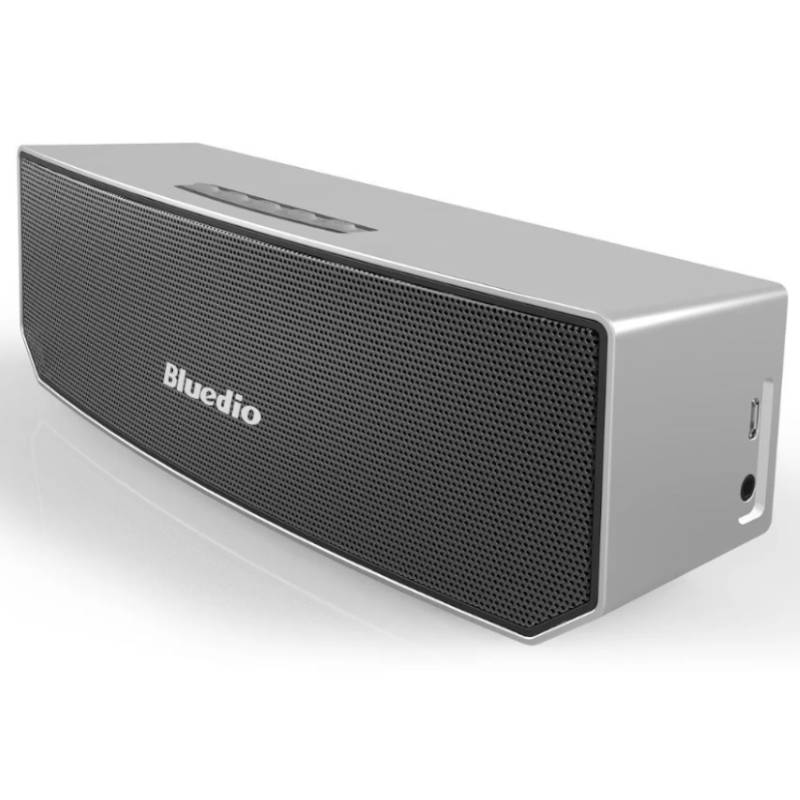 Bocina Bluetooth Bluedio BS-3 Aux In Surround Gris