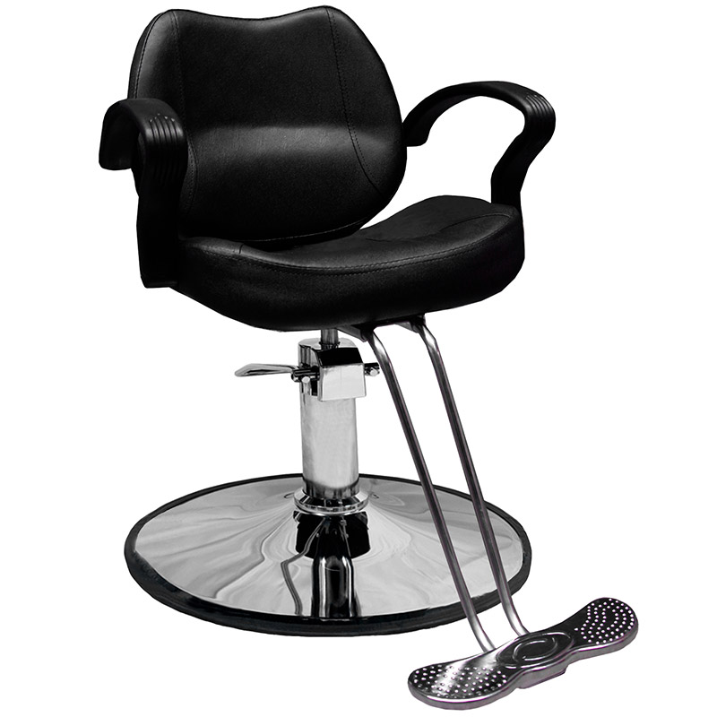 Silla Estetica Reclinable Sillon Barberia Giratorio Negro