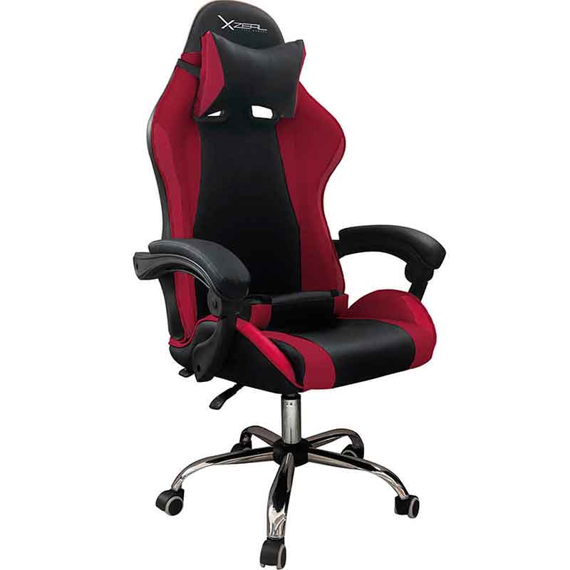 Silla Gamer Stylos Xzeal Xz05 Ergonomica Reclinable Rojo Xzsxz05R