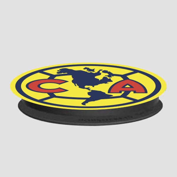 SUJETADOR POPSOCKETS LIGA MX AMERICA ESCUDO AMARILLO