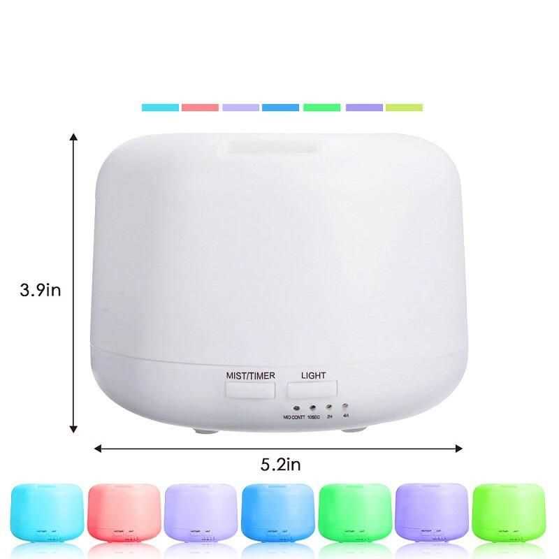 Humificador o Difusor Gadgets & fun  con luz led para aceites esenciales o aroma terapia 500 ml 
