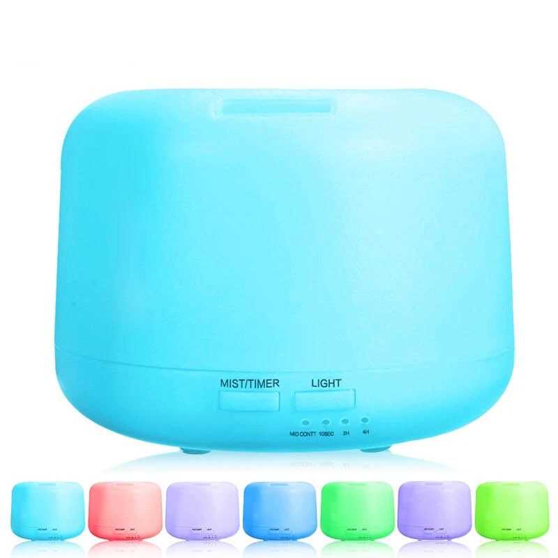 Humificador o Difusor Gadgets & fun  con luz led para aceites esenciales o aroma terapia 500 ml 