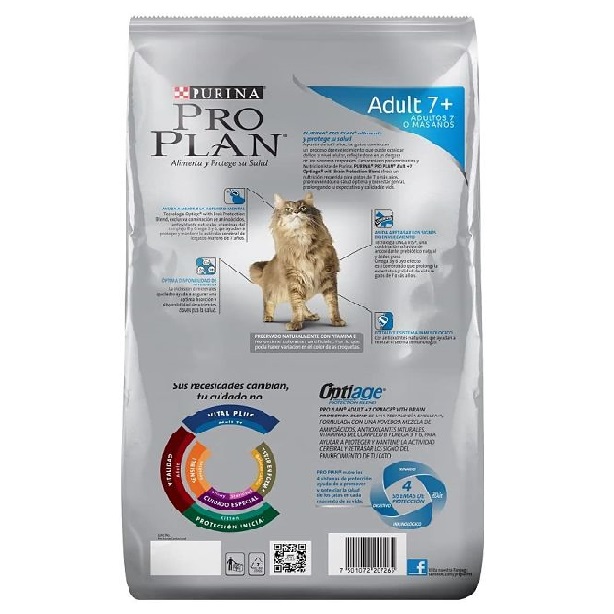 Pro Plan Gato Adult 7+ Pollo y Arroz 3kg 