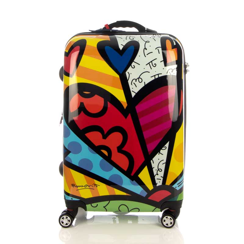 Maleta Rigida Original Romero Britto 24"
