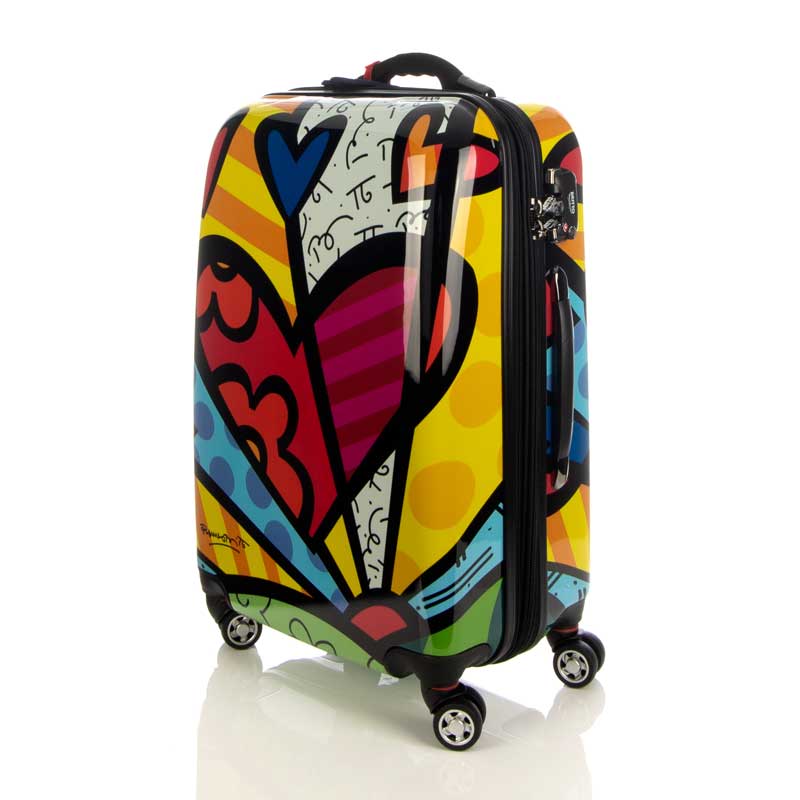 Maleta Rigida Original Romero Britto 24"