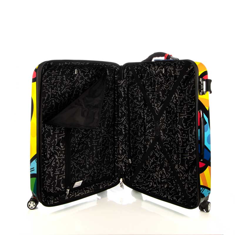 Maleta Rigida Original Romero Britto 24"