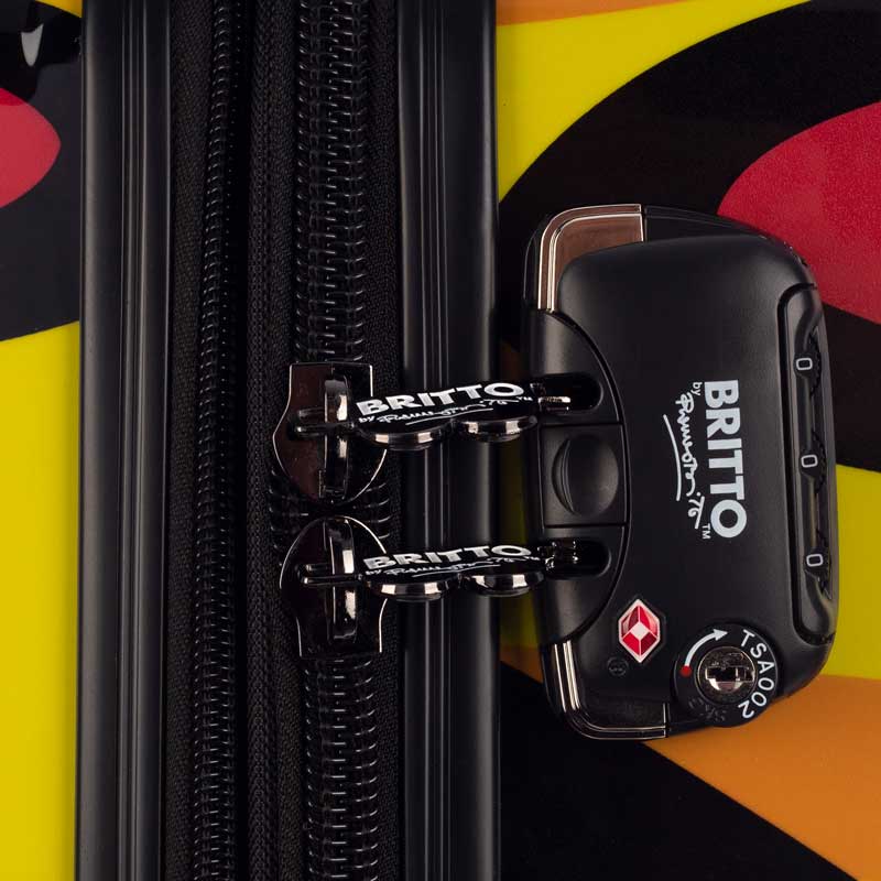 Maleta Rigida Original Romero Britto 24"