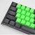 Double Shot 18 Keycap Teclas Rubber Set de Precisión Gamer (tai-hao) Verde Green