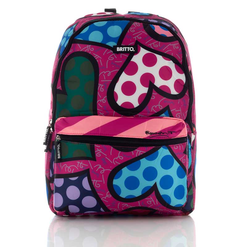 Mochila Original Romero Britto Heart