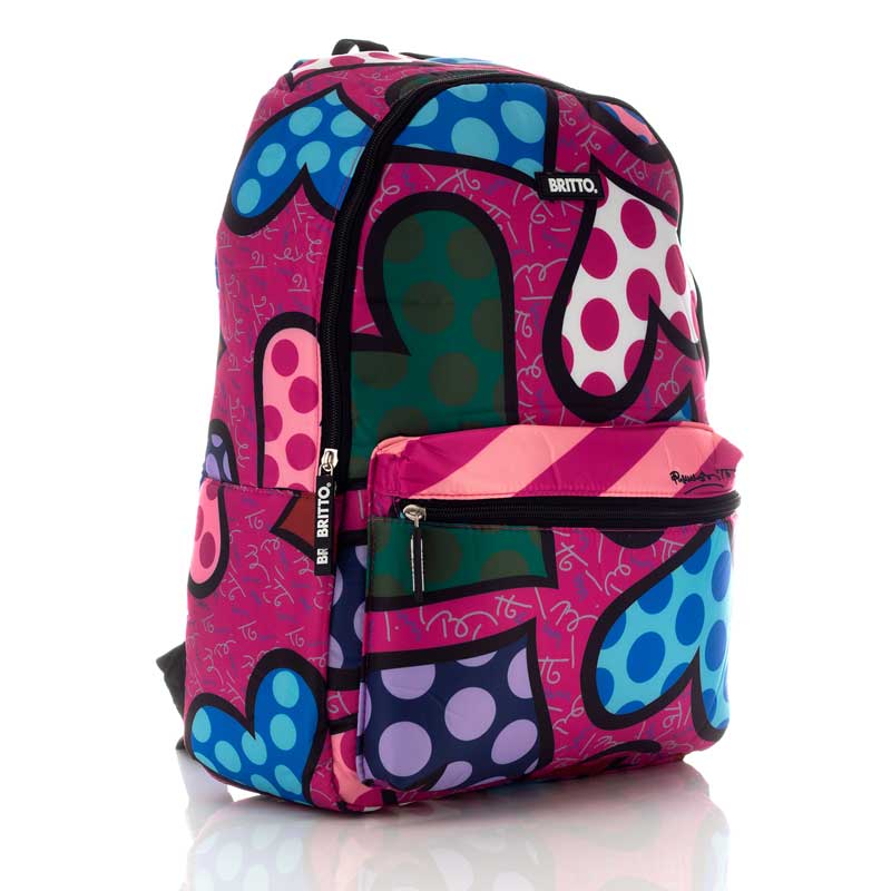 Mochila Original Romero Britto Heart