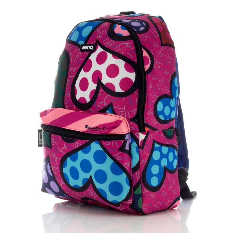 Mochila Original Romero Britto Heart