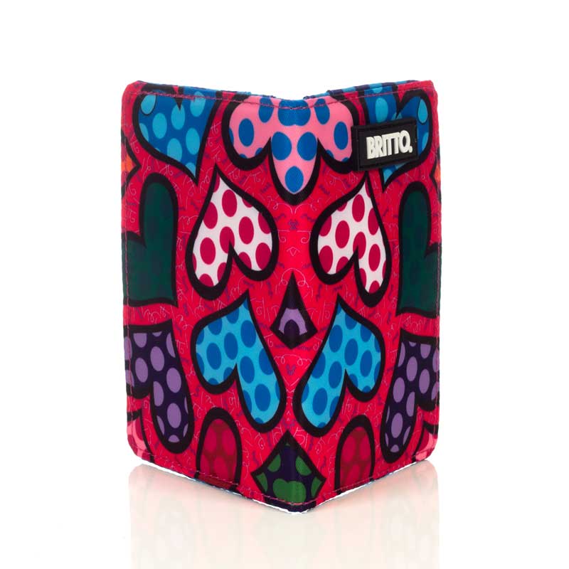 Portapasaporte Original Romero Britto Heart