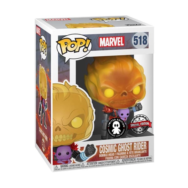 Funko Pop Cosmic Ghost Rider With Baby Thanos,  Exclusivo.