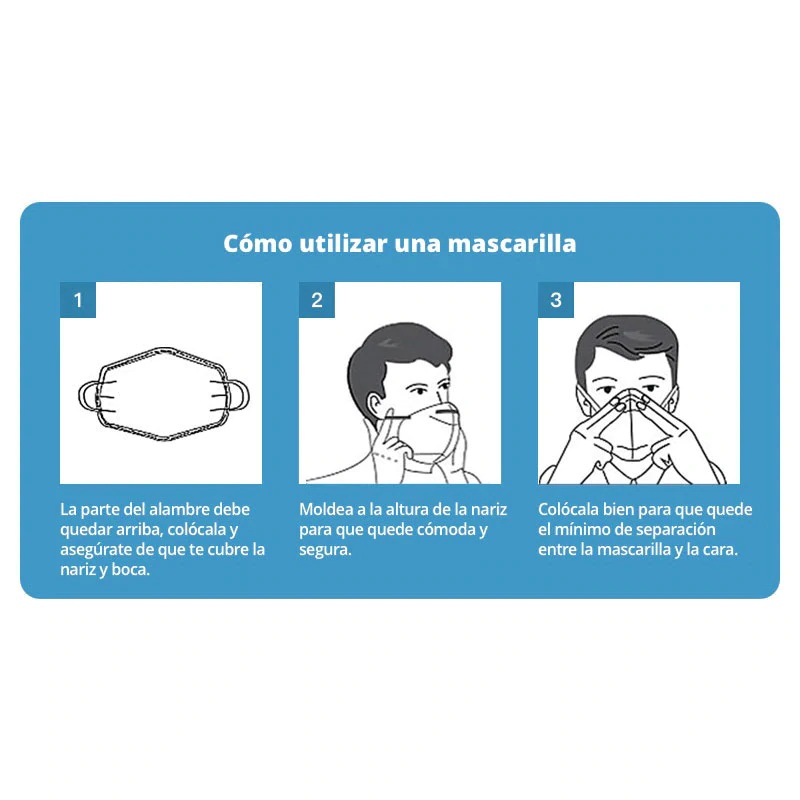 500  pcs Cubreboca Mascarilla mascara N95 Kn95