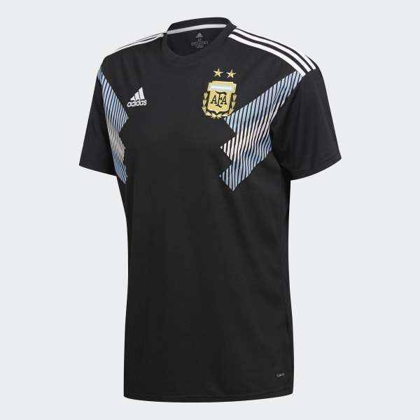 Jersey Adidas de la Seleccion de argentina de Visitante Negro