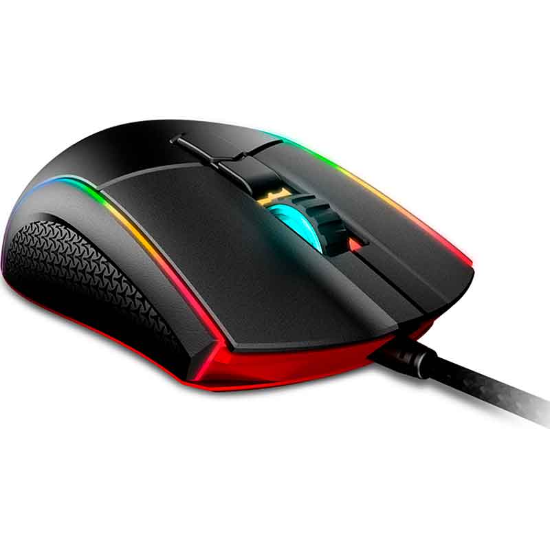 Mouse Gamer XPG PRIMER USB RGB 12000DPI 6 Botones PRIMER-BKCWW 