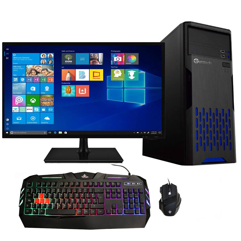 Pc Gamer Xtreme Amd A10 Fx 8800E Ram 4Gb Disco 500Gb Monitor 19.5 Kit