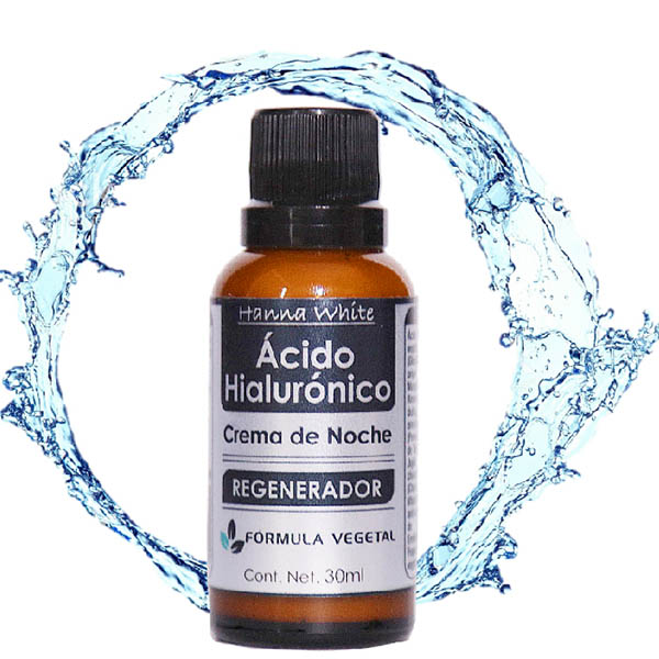Crema Regeneradora para la Noche con Ácido Hialurónico 30ml I Antiarrugas I Hanna White