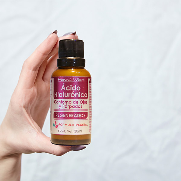 Crema Contorno de Ojos y Párpados Regenerador Antiarrugas con Ácido Hialurónico 30ml Hanna White