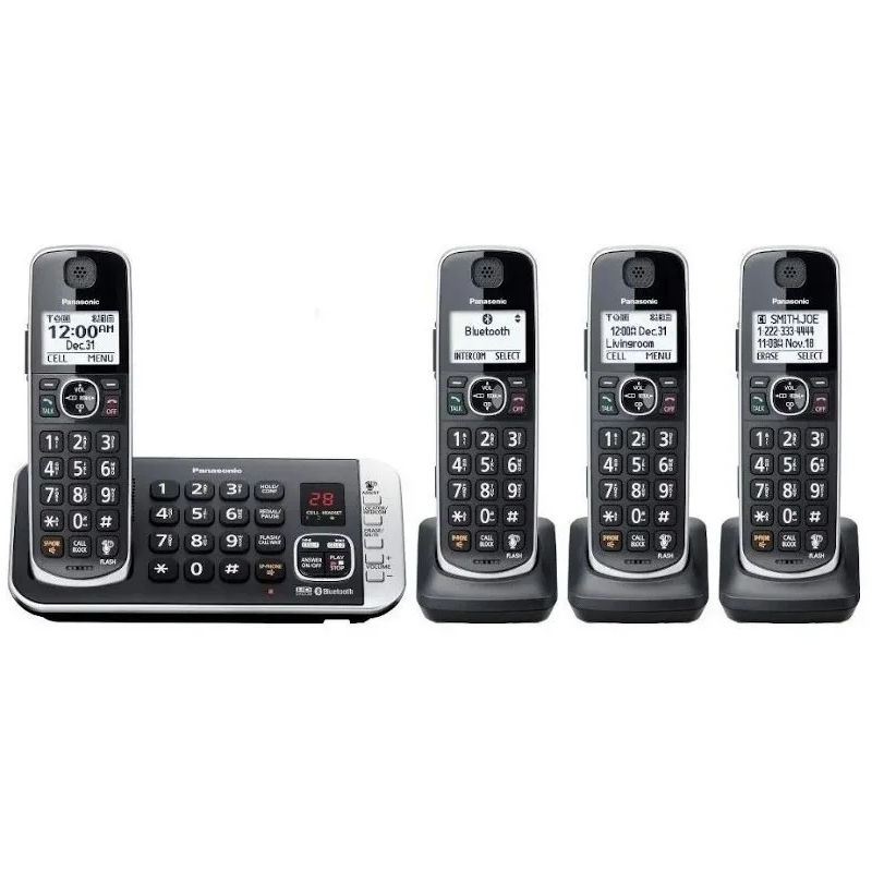 Telefono Inalambrico Panasonic Kx Tge674b Call Block Contestadora Inte